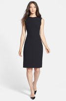 Thumbnail for your product : Isaac Mizrahi New York Seamed Stretch Sheath Dress