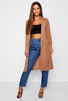 Thumbnail for your product : boohoo Petite Woven Duster Coat