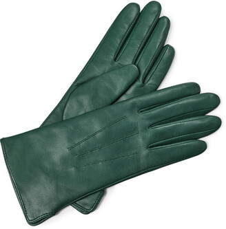 Green Leather Gloves | Shop the world's largest collection of fashion |  ShopStyle UK