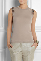 Thumbnail for your product : Lanvin Embellished wool top