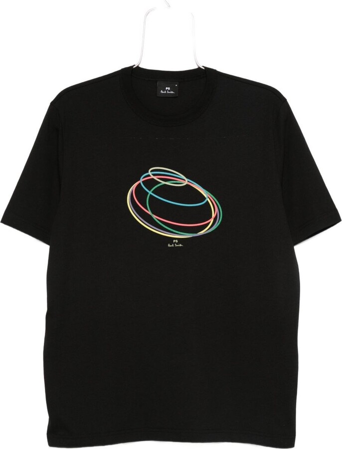 Paul Smith Rings Print Cotton T-Shirt