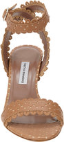 Thumbnail for your product : Tabitha Simmons Leticia Perforated Crisscross-Strap Sandals