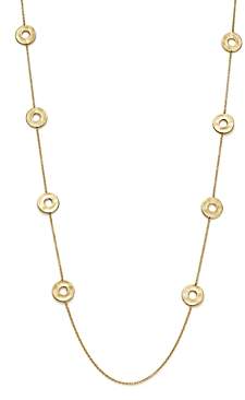 Ippolita 18K Yellow Gold Senso Open Disc Station Necklace, 37