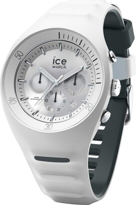 Ice Watch Ice-Watch - P. Leclercq White - Men's Wristwatch with Silicon  Strap - Chrono - 014943 (Large) - ShopStyle