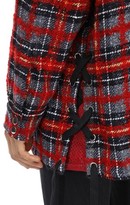 Thumbnail for your product : Faith Connexion Oversized Check Wool Blend Shirt Jacket