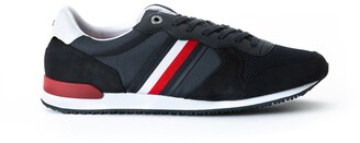 Tommy Hilfiger Iconic Material Mix Runner Trainers in Suede