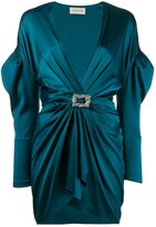 Thumbnail for your product : Alexandre Vauthier Ruched Cocktail Mini Dress