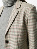 Thumbnail for your product : Closed Long-Sleeved Checked Blazer