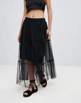 Thumbnail for your product : Noisy May Jade Sheer Layer Maxi Skirt