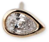 Thumbnail for your product : Jacquie Aiche Teardrop Diamond Stud