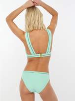 Thumbnail for your product : Accessorize Suki Sporty Triangle Bikini Top - Aqua
