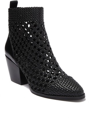 augustine woven ankle boot