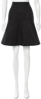Zac Posen Pleated Knee-Length Skirt