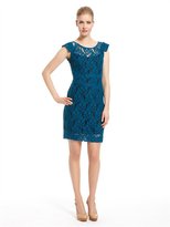 Thumbnail for your product : DKNY Modern Sleeve Lace Dress