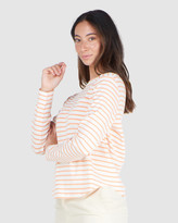 Thumbnail for your product : Elwood Women's Orange Long Sleeve T-Shirts - Mia Ls Tee - Size One Size, 16 at The Iconic