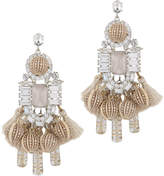 Thumbnail for your product : Elizabeth Cole Olette Crystal Pendant Earrings