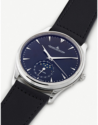 Jaeger-LeCoultre 1368470 Master stainless-steel and leather watch