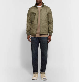 Aspesi Corduroy-Panelled Quilted Shell Jacket