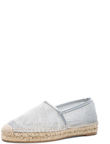 Thumbnail for your product : Stella McCartney Scarpa Tess Mesh Espadrilles in Silver