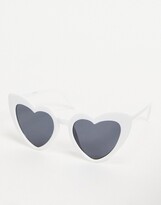 Thumbnail for your product : Madein. chunky frame heart shaped sunglasses