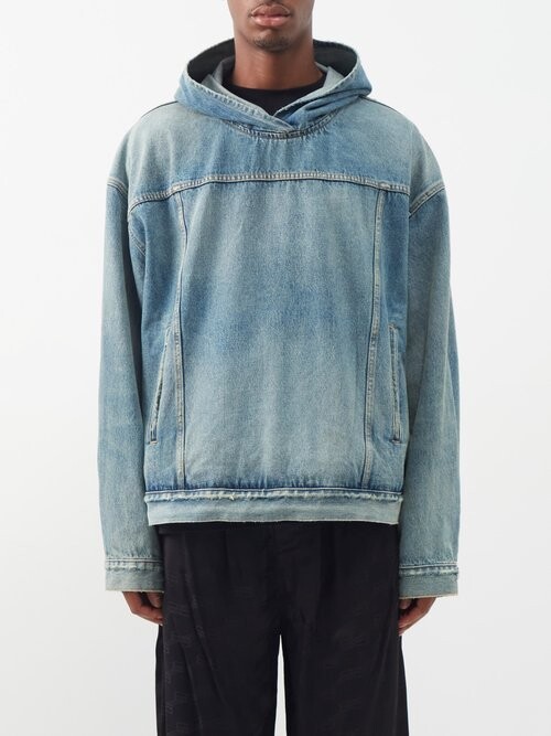 jean hoodie mens