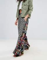 Thumbnail for your product : Free People In The Mix Printed Wide Leg Palazzo Trousers