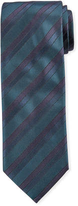 Brioni Silk Tonal-Stripe Tie