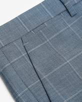 Thumbnail for your product : Express Extra Slim Windowpane Plaid Wool-Blend Stretch Suit Pant
