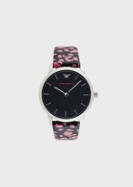 Thumbnail for your product : Emporio Armani Women'S Leather Two-Hand Watch