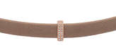 Thumbnail for your product : Ef Collection diamond bar leather choker