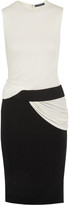 Thumbnail for your product : Alexander McQueen Two-tone stretch-jersey dress