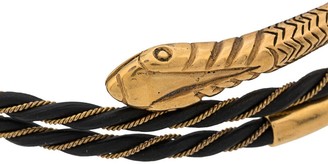 Katheleys Vintage 18kt gold Art Deco snake bracelet