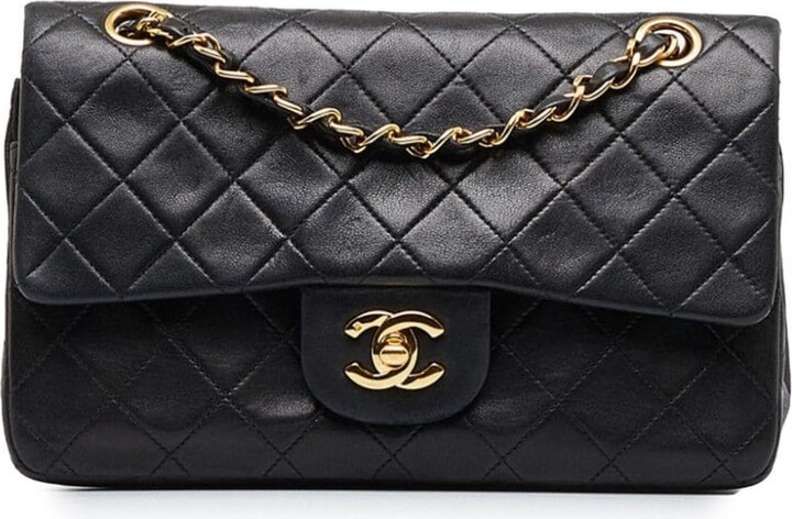 Chanel Pre Owned 1991-1994 small Double Flap shoulder bag - ShopStyle