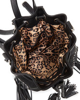 Thumbnail for your product : Urban Originals Forbidden Fringe Bucket Backpack, Black