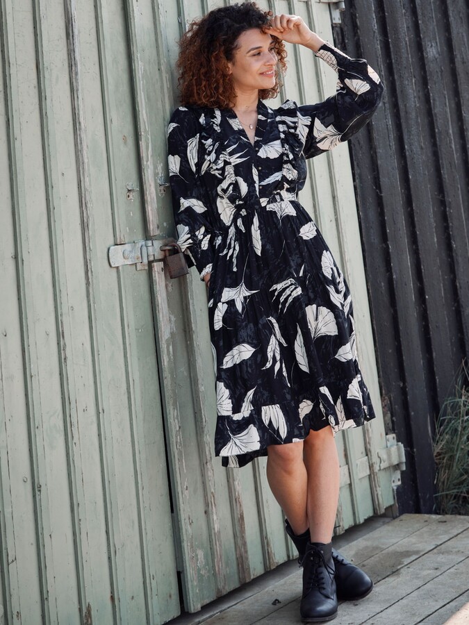 Fat Face FatFace Darcey Twilight Leaves Dress ShopStyle