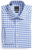 Thumbnail for your product : David Donahue Fancy Twill Check Trim Fit Dress Shirt