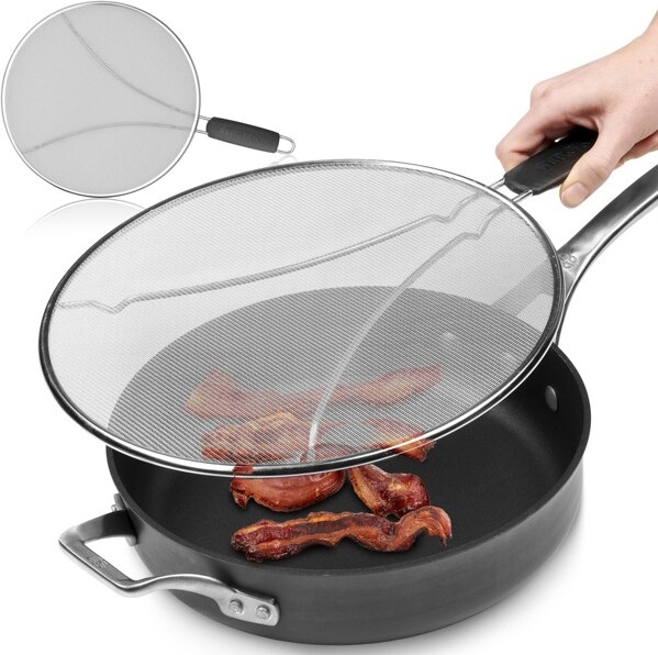 BergKoch Splatter Guard for Frying Pan Stainless Steel Grease Screen for Cooking ShopStyle