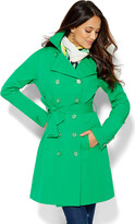Thumbnail for your product : New York and Company 129.95 Db Belted Peacoat