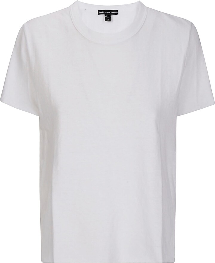 James Perse Slub Jersey Shrunken Tee