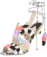 Thumbnail for your product : Webster Sophia Carrie Feather-Embroidered Sandal
