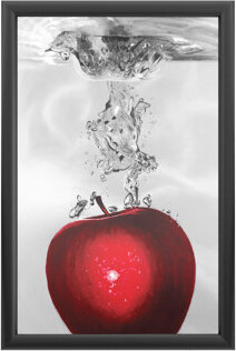 Latitude Run Red Apple Splash by Roderick Stevens - Picture Frame Photograph Print on Acrylic