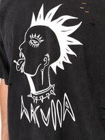 Thumbnail for your product : Haculla punk logo-print T-shirt