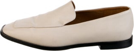 ATP Atelier Leather Loafers Neutrals Square-Toes Includes Dust Bag