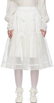 Thumbnail for your product : Renli Su White Tiered Skirt