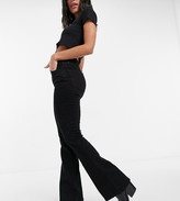 Thumbnail for your product : Reclaimed Vintage inspired 79' super stretch flare jean in clean black