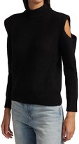 Thumbnail for your product : Design History Ribbed Cold-Shoulder Sweater