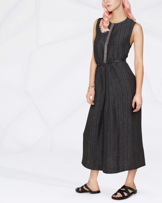 Fabiana Filippi Sleeveless Linen Dress - ShopStyle Fabiana Filippi Sleeveless Linen Dress - ShopStyle