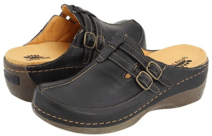 spring step freesa work clog