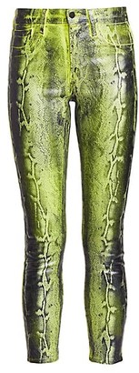 black snake print jeans