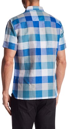Perry Ellis Plaid Short Sleeve Regular Fit Shirt